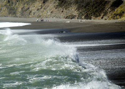 coast Blind Beach big wave