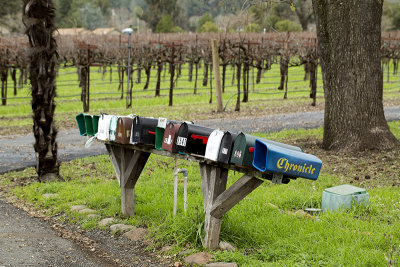 Winery mailboxes
