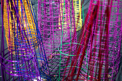 Colorful Tomato Cages