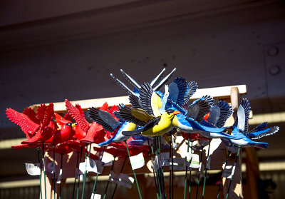 garden bird ornaments