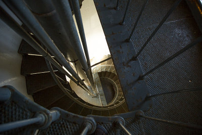 Point Arena staircase looking down