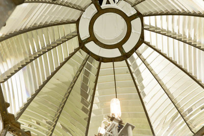 Inside light prisms Yaquina Head
