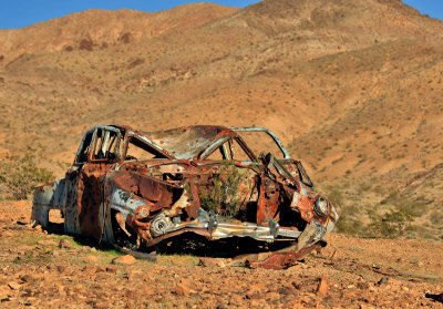 Bullet-ridden Car Noonday Mine