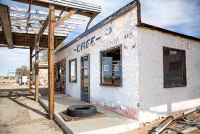Essex abandoned gas station cafe