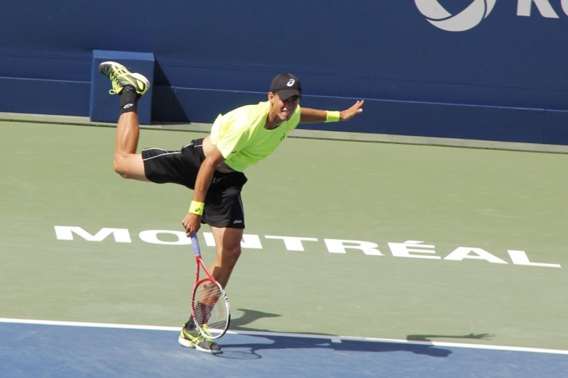 Pospisil (Canada) against Isner.jpg