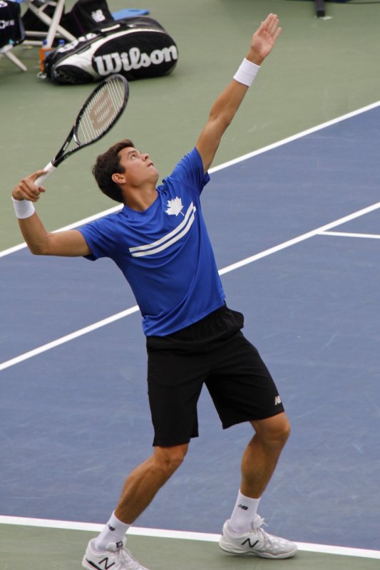 Raonic (Canada) against Youzhny (Russia).jpg