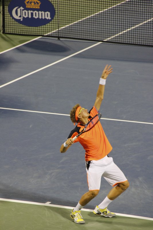 Istomin (Uzbekistan) against Djokovic.jpg