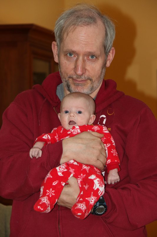 Cora and Gampy Christmas 2015
