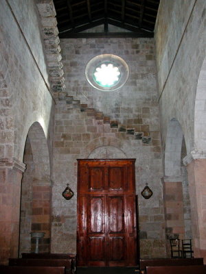 Tratalias - N.S. di Monserrato (scala di fuga, interna, per il tetto)