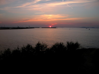 Porto Torres - tramonto sul porto
