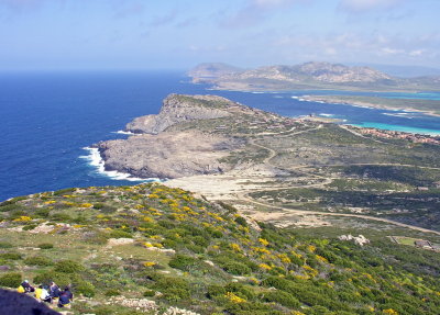 Stintino - La Pelosa, l'Isola Piana e l'Asinara viste dalla Torre del Falcone
