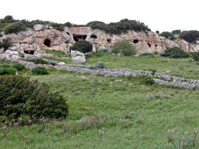 Ossi - Mesu'e montes  - veduta parziale della necropoli