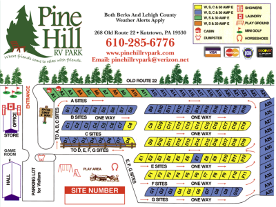 PineHillCampgroundSiteMap2014