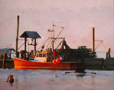 Monhegan Harbor 15 x 19