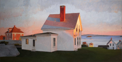 26. Evening, Stonington 20 x 39