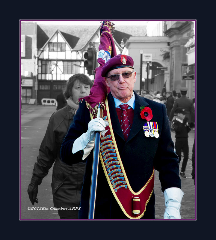 Standard Bearer of the Parachute Regiment Association