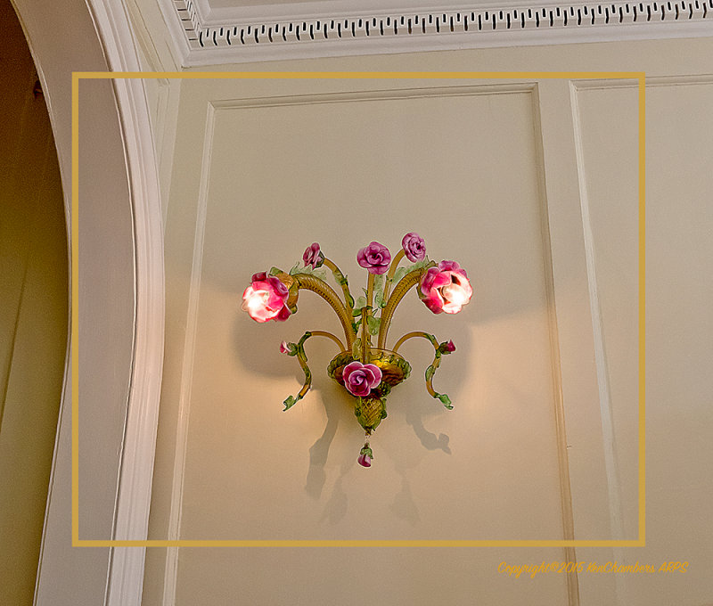 Wall Light. The Rose Room, Greyfriars Hotel