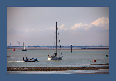 View from the Sailing Club at Low Tide  