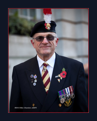 Wearing the RRF Hackle, Royal Regiment of Fusiliers
