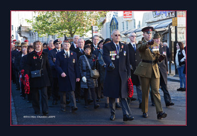 Lead by the Garrison Sergeant Major 