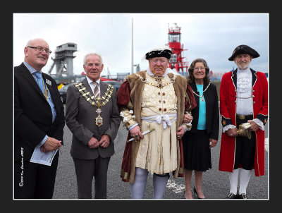 President of Harwich Rotary, Mayor of Harwich,King Henry VIII, Lady, Town Crier 