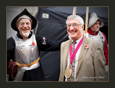 The Mayor of Colchester and his 16th Century Escort 