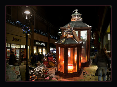 Collage,  Lanterns in Culver Square