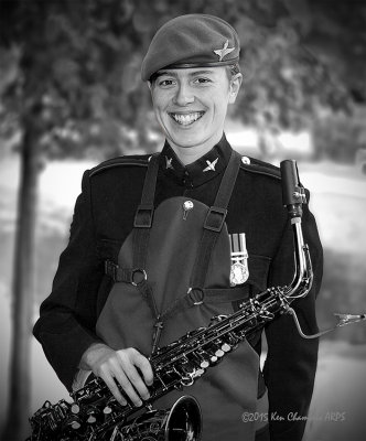 Kate, Musician.  The Band of the Parachute Regiment 