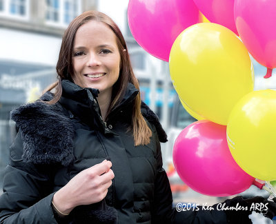 W & Gs Marketing Manager, sells Balloons for Charity 