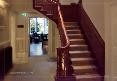 Original Mahogany Staircase, Greyfriars Hotel 