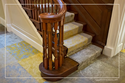Detail of Mahogany Staircase 