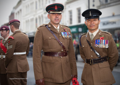 Officers of the Queen's Gurkha Signals 