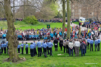 Muster at The Castle Park. To remake the Scout Promise 