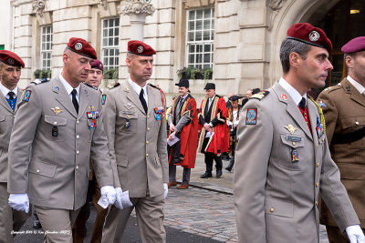Officers of the French Foreign Legion,  2nd Parachute Regiment 