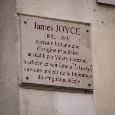 James Joyce wrote Ulysses here