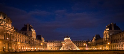 Evening at the Louvre