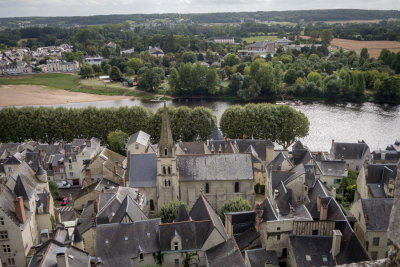 View of Chinon from Chateau 