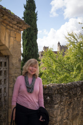 Me - Beynac Castle in background