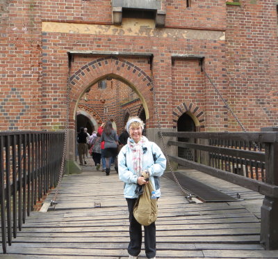 Malbork Castle on the Drawbridge