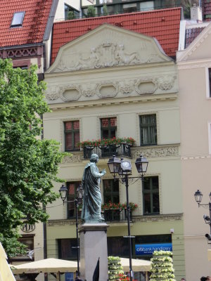 Copernicus Memorial Statue in Torun