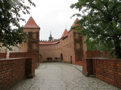 Entrance to new Old Town in Warsaw