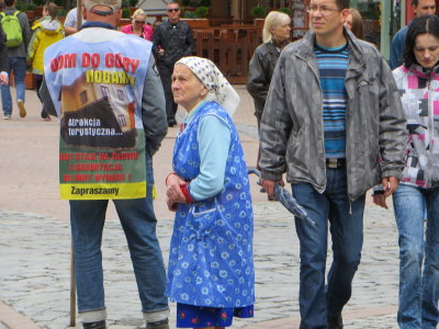 Old Lady on the Way to Corpus Christi Procession