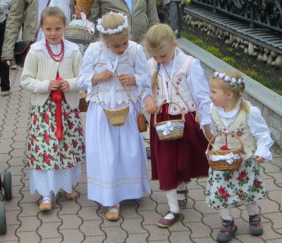 Dressed for Corpus Christi Procession