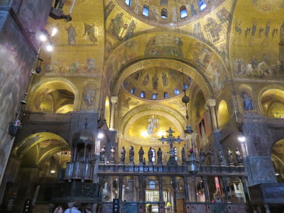 Mosaic inside St. Mark's Bascilica