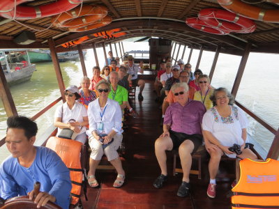 Cruising along the Mekong River