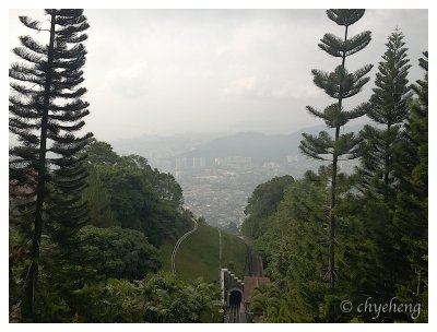 View of Penang island from Hill Top