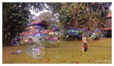 Special bubble show