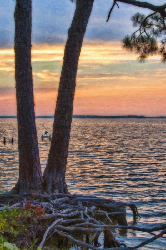 Wolf Bay Sunset In Orange Beach
