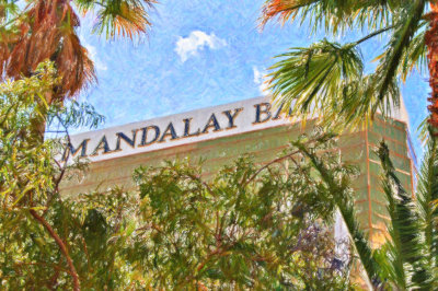 Mandalay Thru The Palms