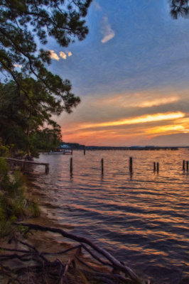 When The Sun Goes Down In Orange Beach
